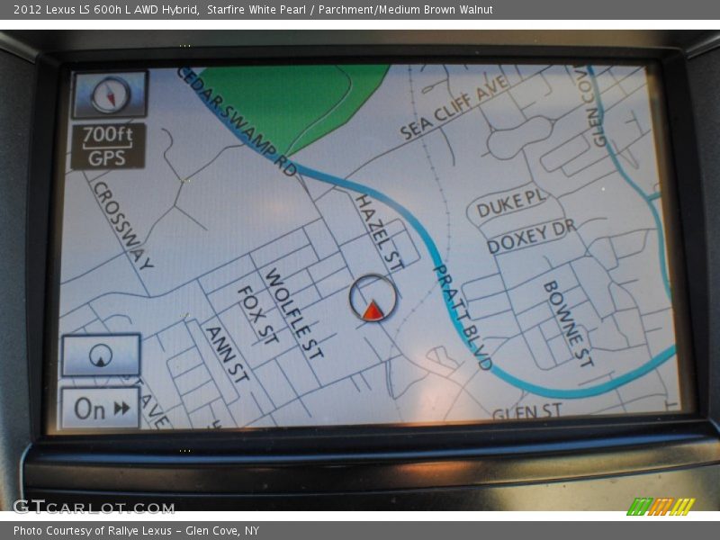 Navigation of 2012 LS 600h L AWD Hybrid