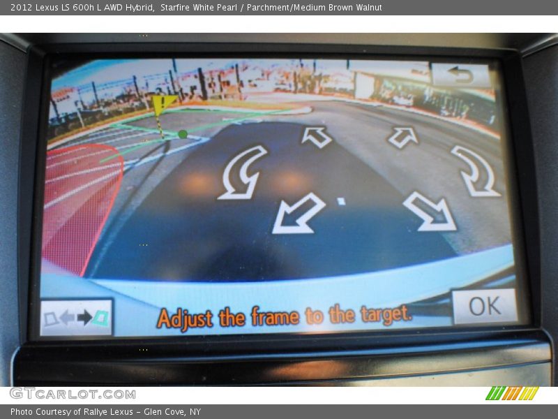 Starfire White Pearl / Parchment/Medium Brown Walnut 2012 Lexus LS 600h L AWD Hybrid