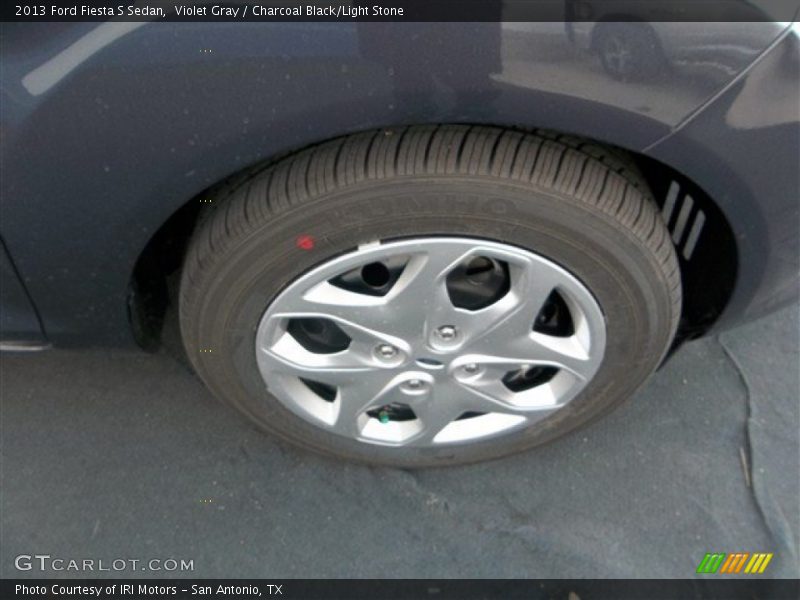 Violet Gray / Charcoal Black/Light Stone 2013 Ford Fiesta S Sedan