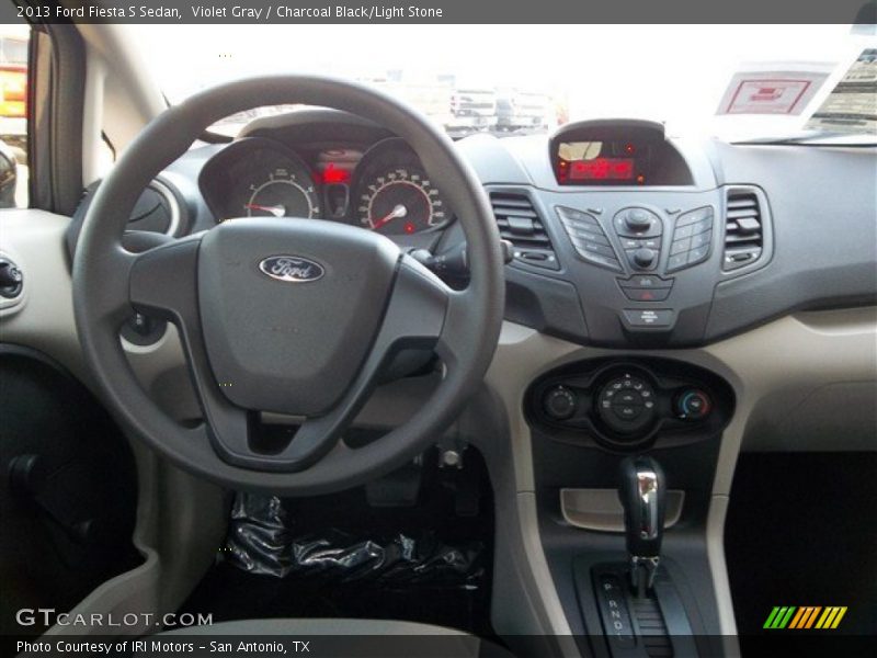 Violet Gray / Charcoal Black/Light Stone 2013 Ford Fiesta S Sedan