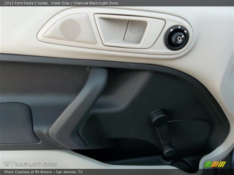 Violet Gray / Charcoal Black/Light Stone 2013 Ford Fiesta S Sedan