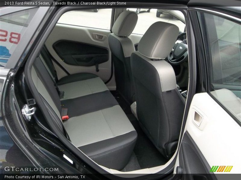 Tuxedo Black / Charcoal Black/Light Stone 2013 Ford Fiesta S Sedan