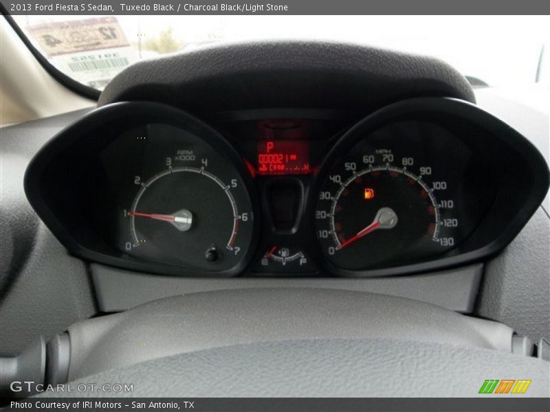 Tuxedo Black / Charcoal Black/Light Stone 2013 Ford Fiesta S Sedan