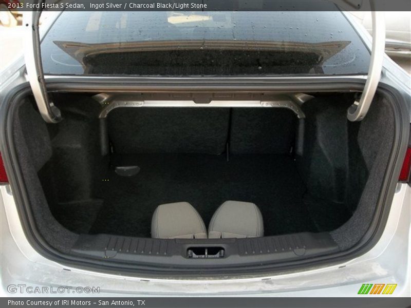 Ingot Silver / Charcoal Black/Light Stone 2013 Ford Fiesta S Sedan
