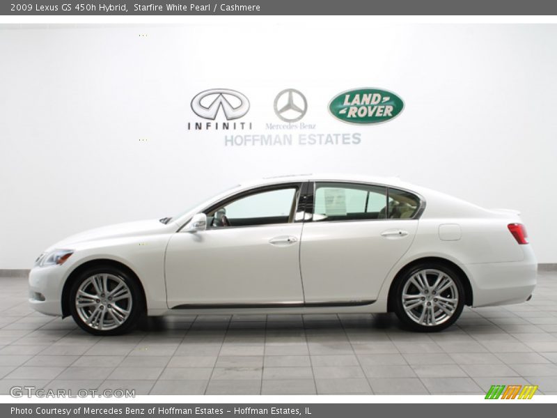 Starfire White Pearl / Cashmere 2009 Lexus GS 450h Hybrid