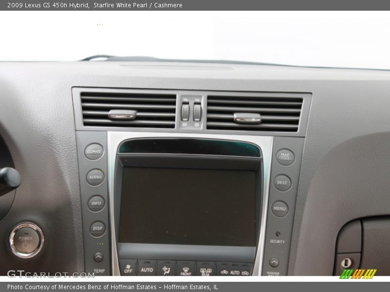 Controls of 2009 GS 450h Hybrid
