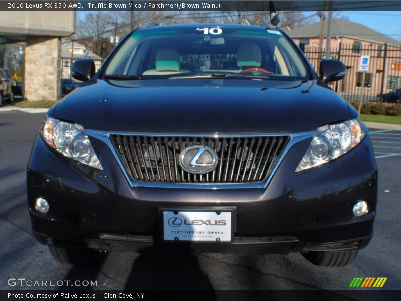 Truffle Brown Mica / Parchment/Brown Walnut 2010 Lexus RX 350 AWD