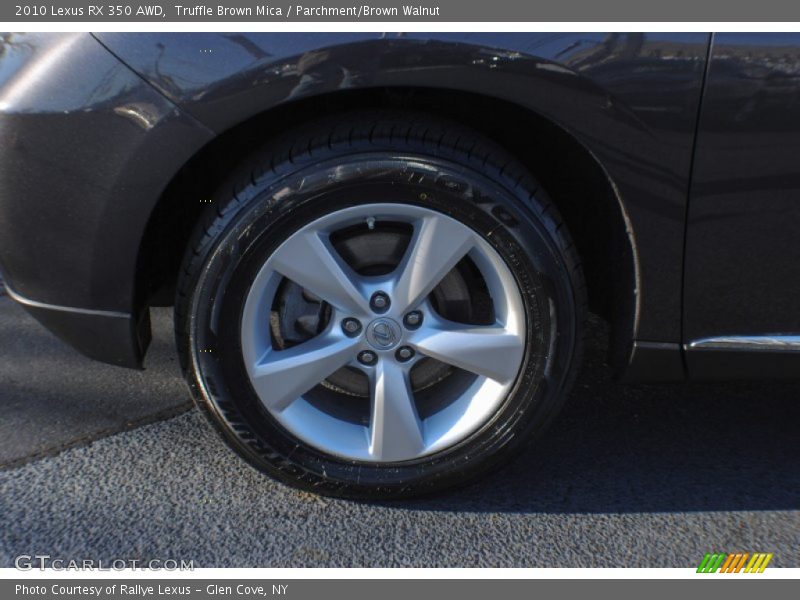 Truffle Brown Mica / Parchment/Brown Walnut 2010 Lexus RX 350 AWD