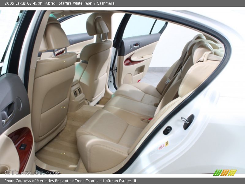 Rear Seat of 2009 GS 450h Hybrid