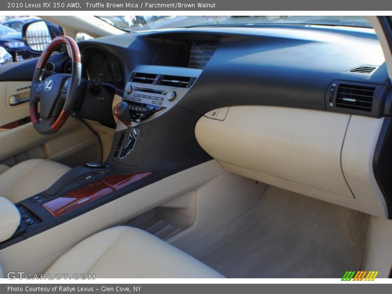 Truffle Brown Mica / Parchment/Brown Walnut 2010 Lexus RX 350 AWD