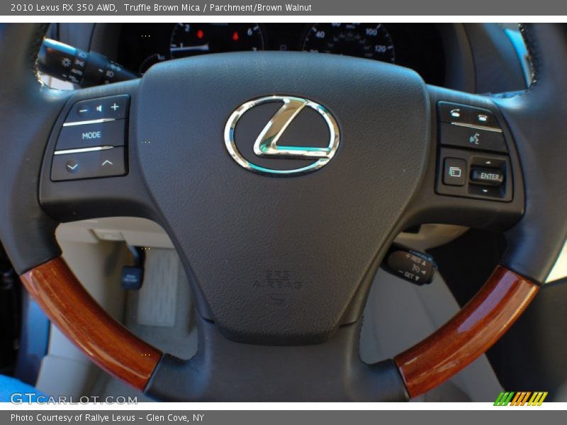 Truffle Brown Mica / Parchment/Brown Walnut 2010 Lexus RX 350 AWD