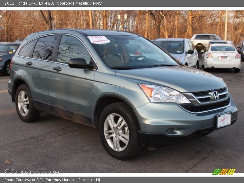 Opal Sage Metallic / Ivory 2011 Honda CR-V EX 4WD