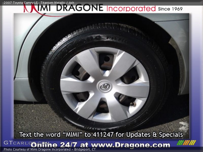 Titanium Metallic / Ash 2007 Toyota Camry LE