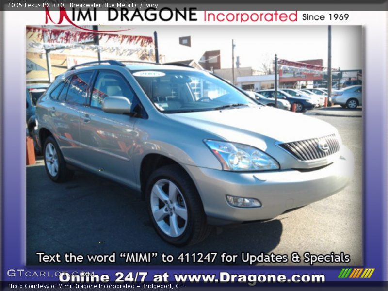 Breakwater Blue Metallic / Ivory 2005 Lexus RX 330
