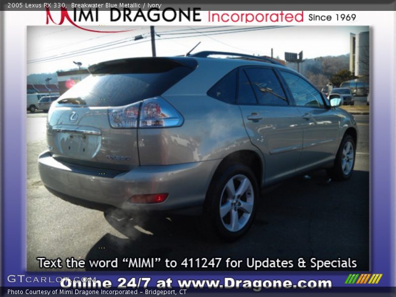 Breakwater Blue Metallic / Ivory 2005 Lexus RX 330
