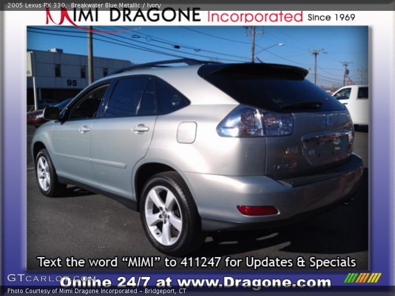 Breakwater Blue Metallic / Ivory 2005 Lexus RX 330