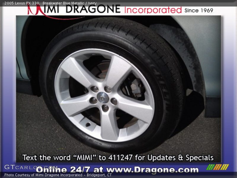 Breakwater Blue Metallic / Ivory 2005 Lexus RX 330