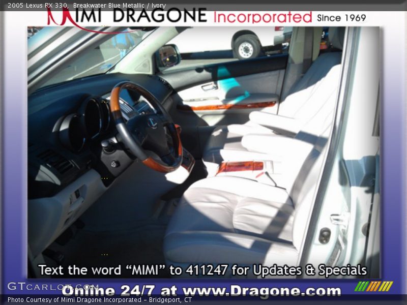 Breakwater Blue Metallic / Ivory 2005 Lexus RX 330