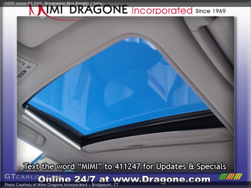 Breakwater Blue Metallic / Ivory 2005 Lexus RX 330