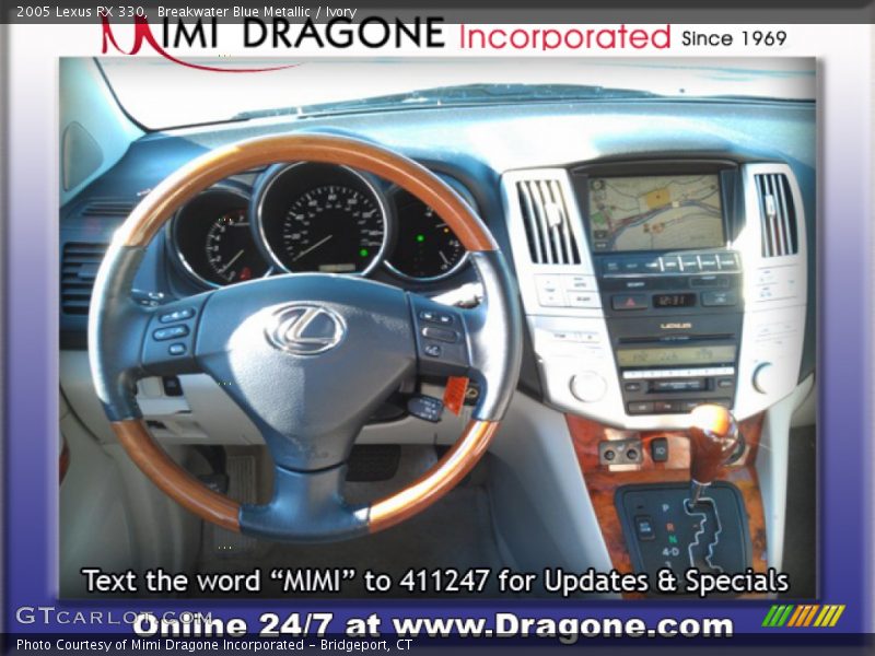 Breakwater Blue Metallic / Ivory 2005 Lexus RX 330