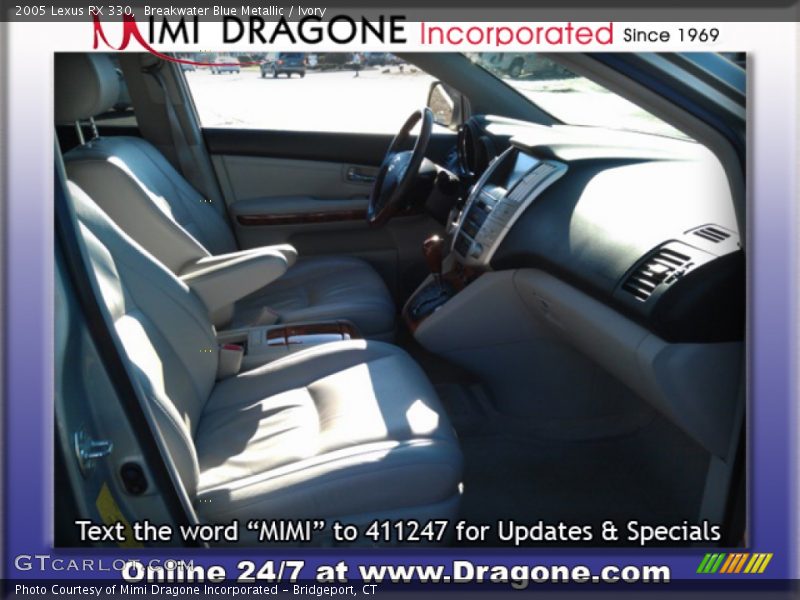 Breakwater Blue Metallic / Ivory 2005 Lexus RX 330