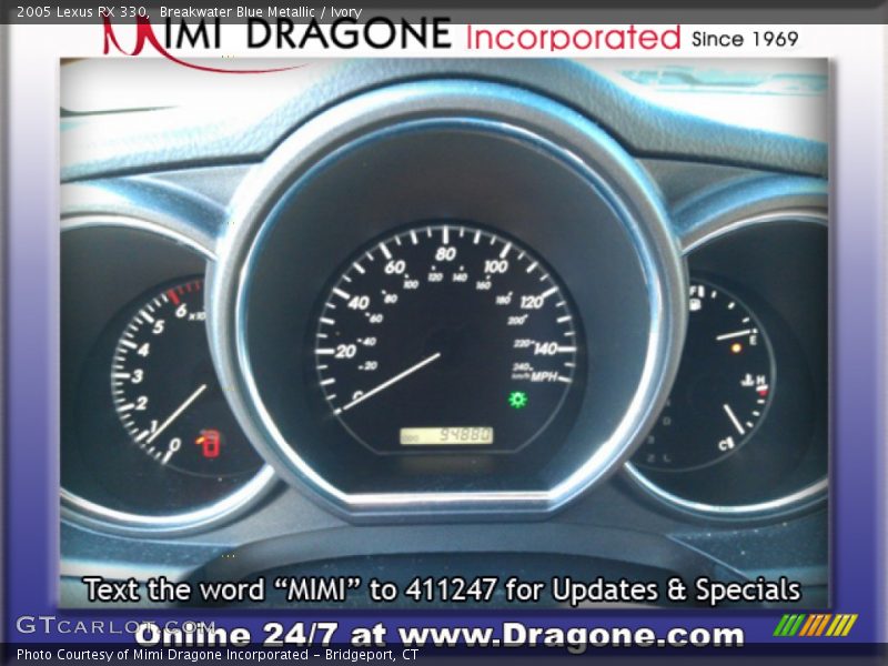 Breakwater Blue Metallic / Ivory 2005 Lexus RX 330