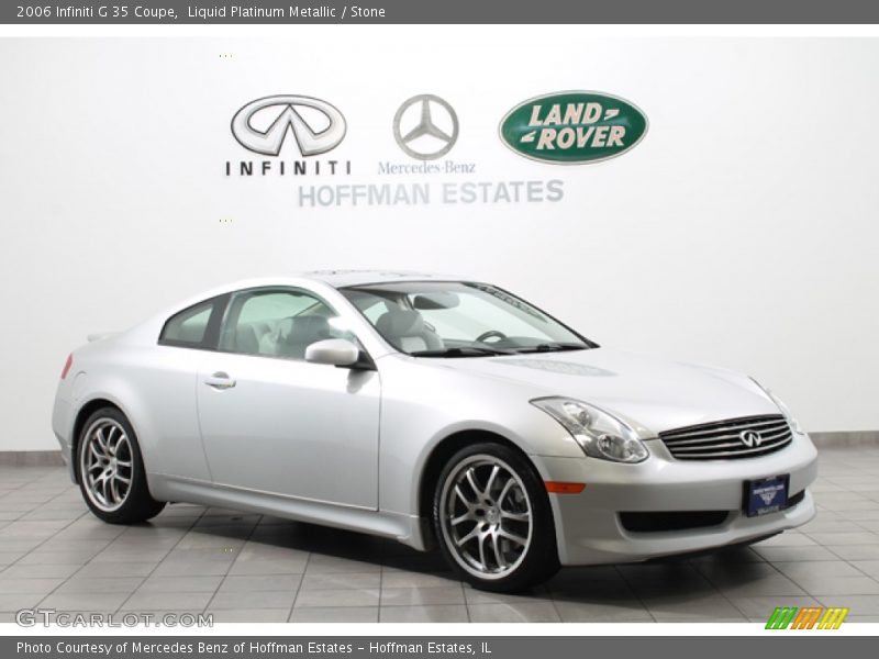 Liquid Platinum Metallic / Stone 2006 Infiniti G 35 Coupe