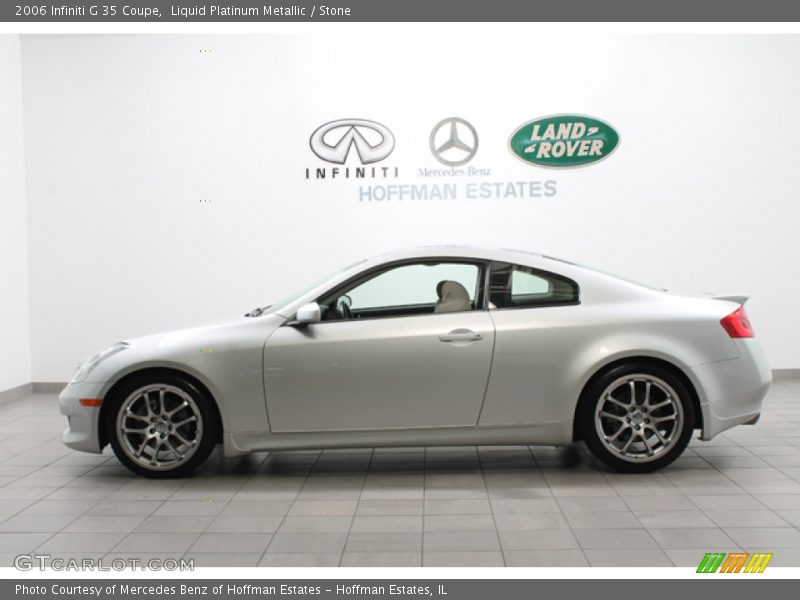 Liquid Platinum Metallic / Stone 2006 Infiniti G 35 Coupe