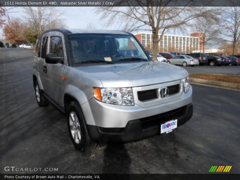 Alabaster Silver Metallic / Gray 2011 Honda Element EX 4WD