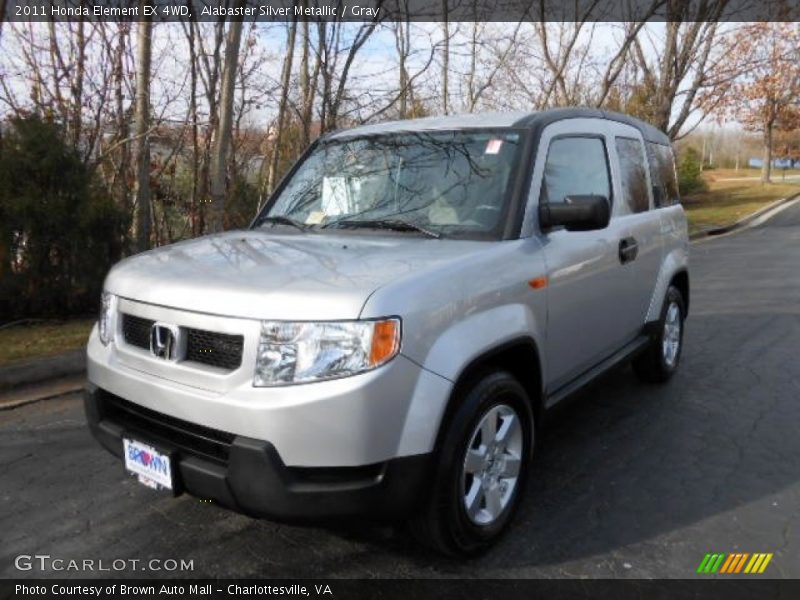 Alabaster Silver Metallic / Gray 2011 Honda Element EX 4WD