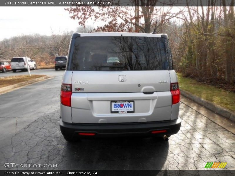 Alabaster Silver Metallic / Gray 2011 Honda Element EX 4WD