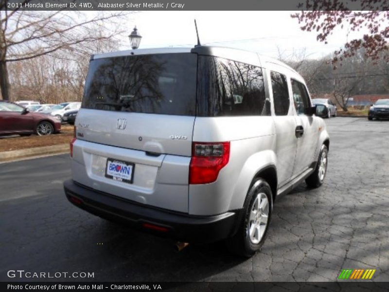 Alabaster Silver Metallic / Gray 2011 Honda Element EX 4WD