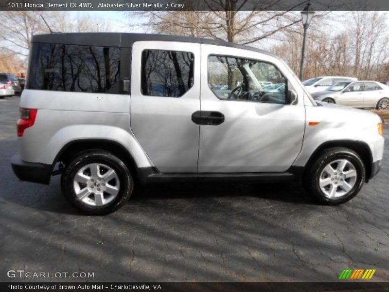 Alabaster Silver Metallic / Gray 2011 Honda Element EX 4WD