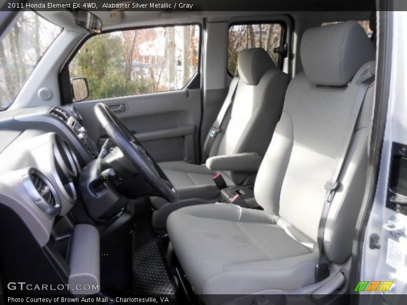 Alabaster Silver Metallic / Gray 2011 Honda Element EX 4WD