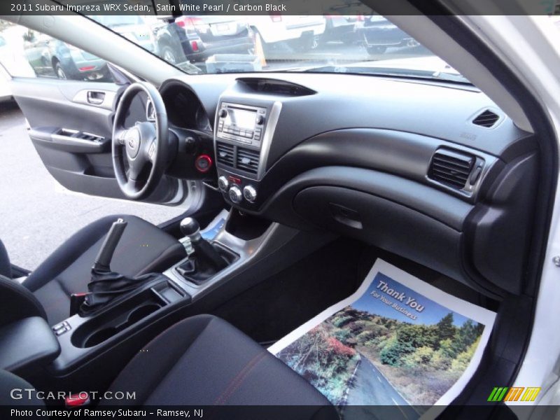 Satin White Pearl / Carbon Black 2011 Subaru Impreza WRX Sedan