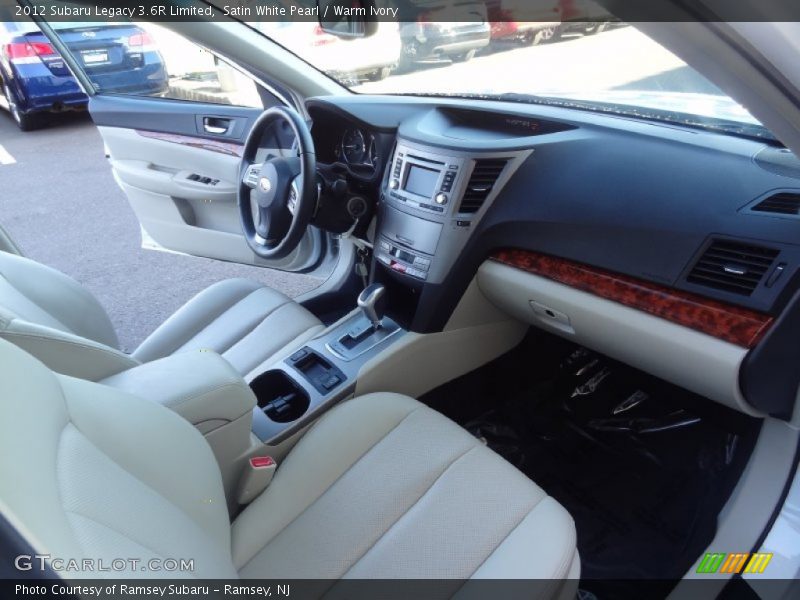 Satin White Pearl / Warm Ivory 2012 Subaru Legacy 3.6R Limited