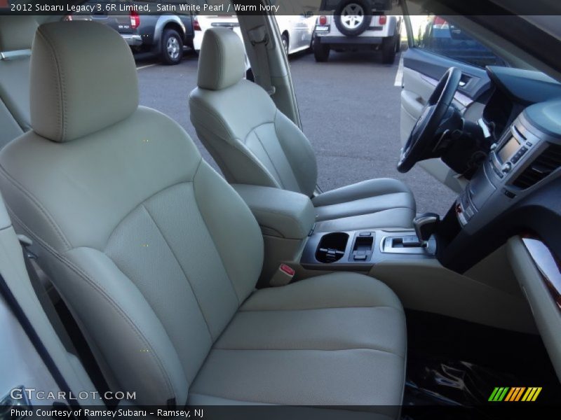 Satin White Pearl / Warm Ivory 2012 Subaru Legacy 3.6R Limited