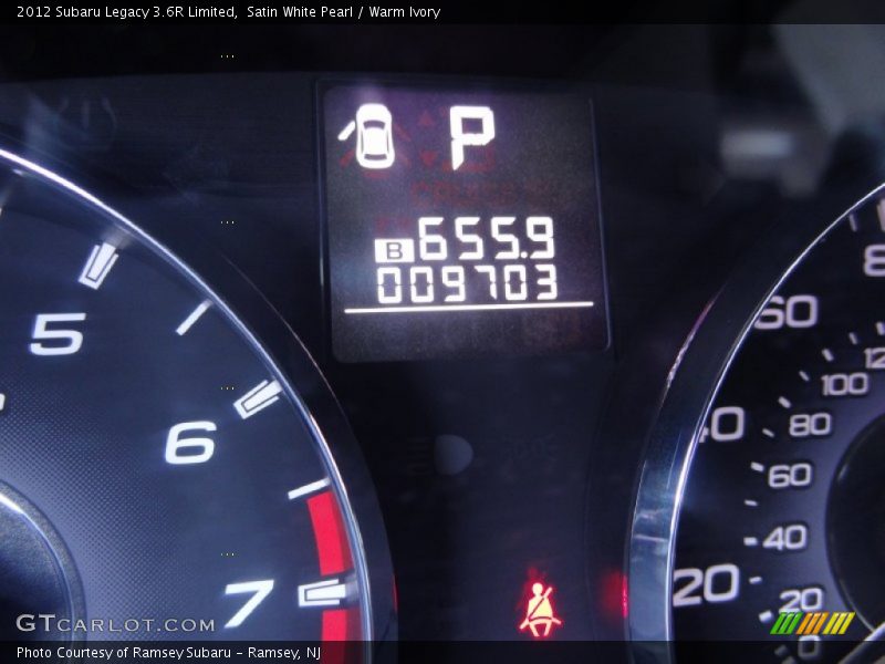 Satin White Pearl / Warm Ivory 2012 Subaru Legacy 3.6R Limited