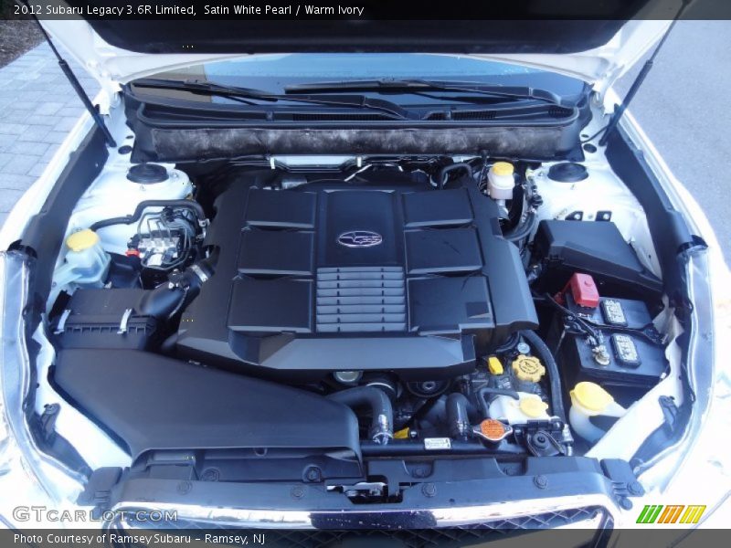  2012 Legacy 3.6R Limited Engine - 3.6 Liter DOHC 24-Valve VVT Flat 6 Cylinder