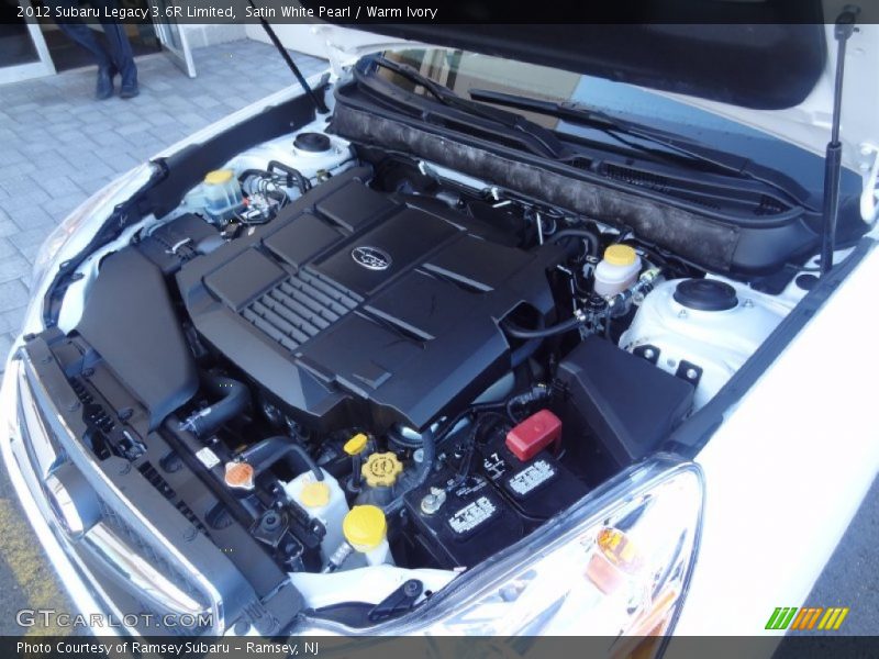  2012 Legacy 3.6R Limited Engine - 3.6 Liter DOHC 24-Valve VVT Flat 6 Cylinder