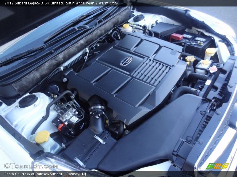 Satin White Pearl / Warm Ivory 2012 Subaru Legacy 3.6R Limited