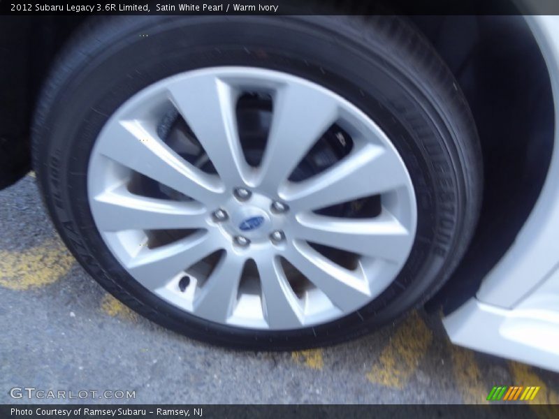 Satin White Pearl / Warm Ivory 2012 Subaru Legacy 3.6R Limited