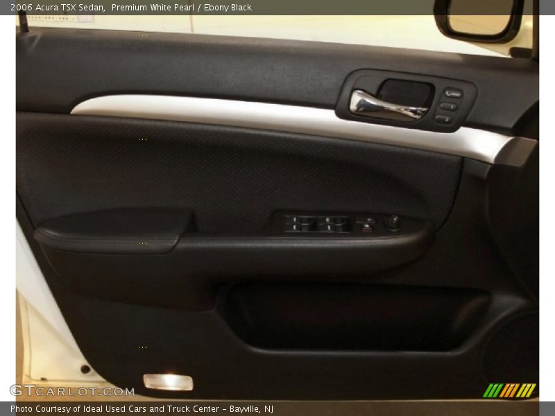 Premium White Pearl / Ebony Black 2006 Acura TSX Sedan