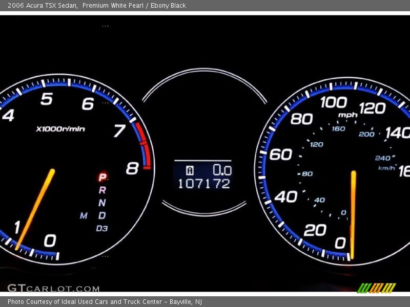 Premium White Pearl / Ebony Black 2006 Acura TSX Sedan