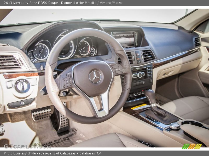 Diamond White Metallic / Almond/Mocha 2013 Mercedes-Benz E 350 Coupe