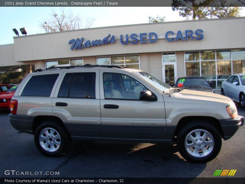 Champagne Pearl / Taupe 2001 Jeep Grand Cherokee Laredo