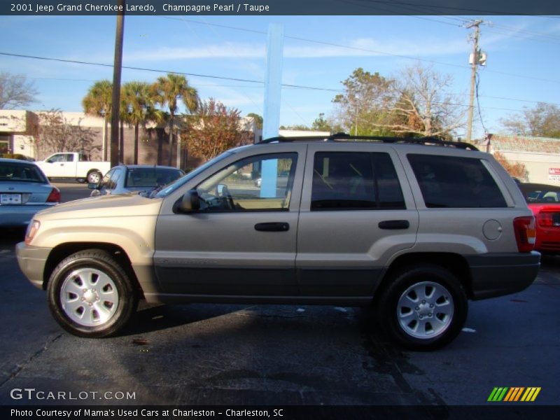 Champagne Pearl / Taupe 2001 Jeep Grand Cherokee Laredo
