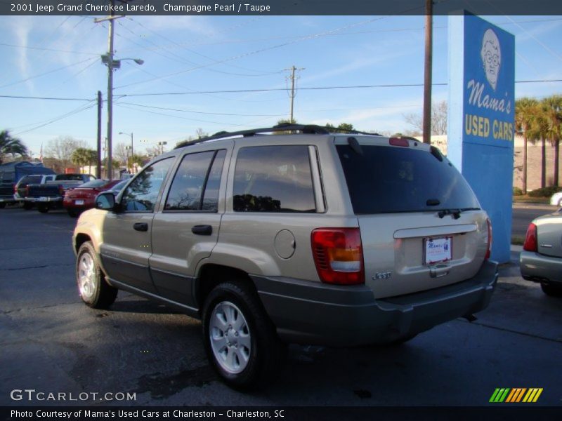 Champagne Pearl / Taupe 2001 Jeep Grand Cherokee Laredo