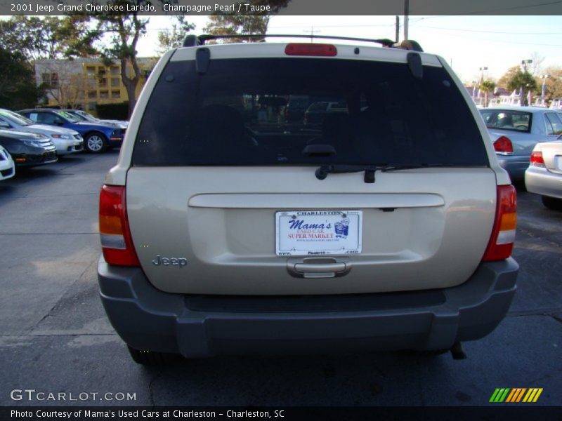 Champagne Pearl / Taupe 2001 Jeep Grand Cherokee Laredo