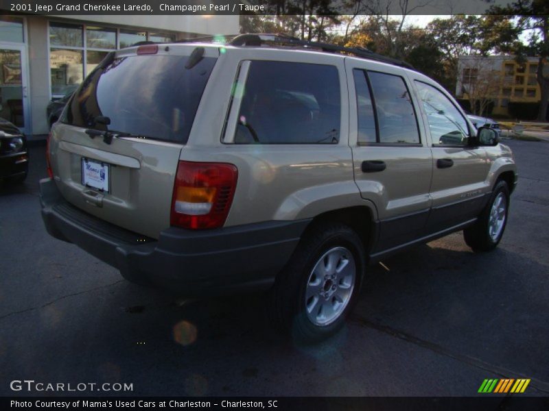 Champagne Pearl / Taupe 2001 Jeep Grand Cherokee Laredo
